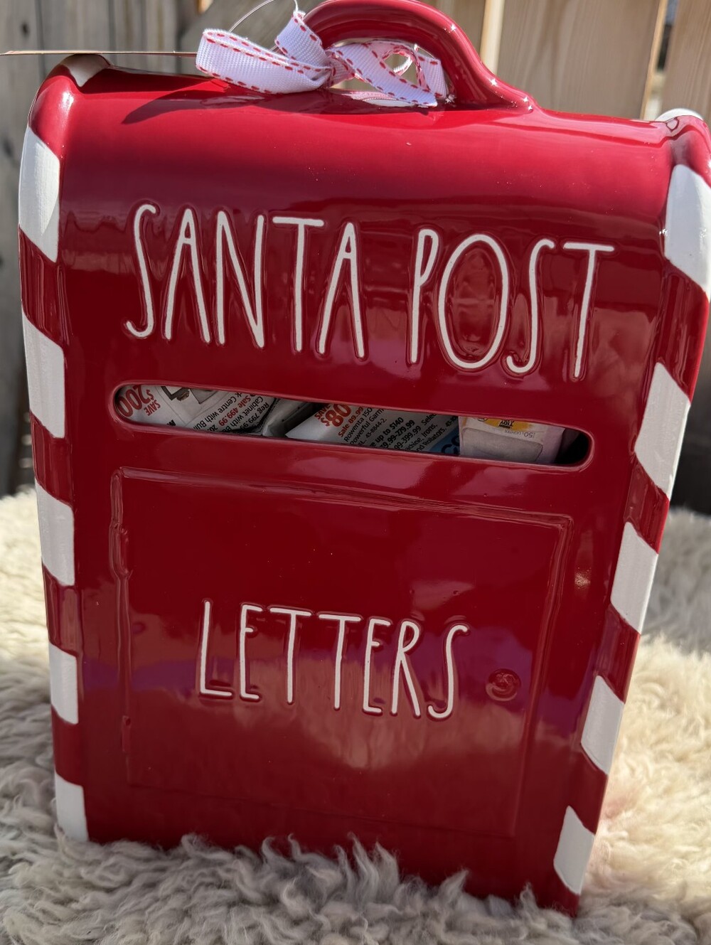 Rae Dunn Santa Post Letters